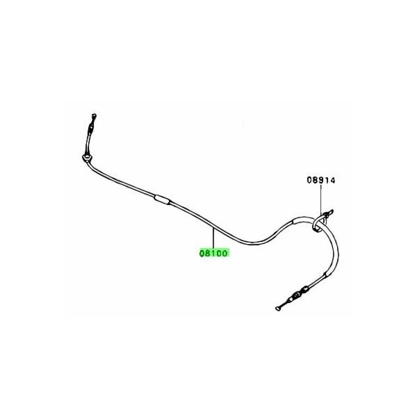 三菱純正 U42T ミニキャブ アクセルワイヤー Accelerator wire Minicab MITSUBISHI