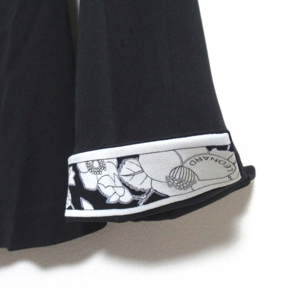 美品 クリーニング済み LEONARD レオナール カンカン素材