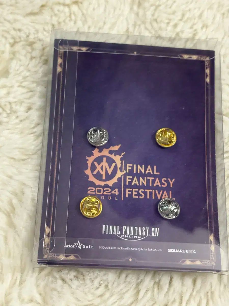 FF14 韓国 ファンフェス限定 2024 エルピスの記憶　ピンバッジ　4種類 FF14 韓国 ファンフェス限定 2024 エルピスの記憶 ピンバッジ 4種類