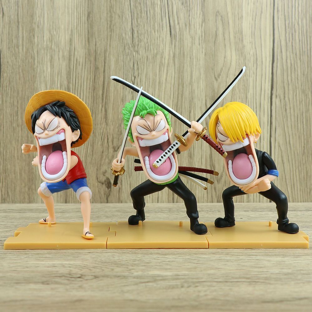ルフィ ゾロ サンジ ミニフィギュア ワンピース ミニ フィギュア まとめ売り ルフィ ゾロ サンジ