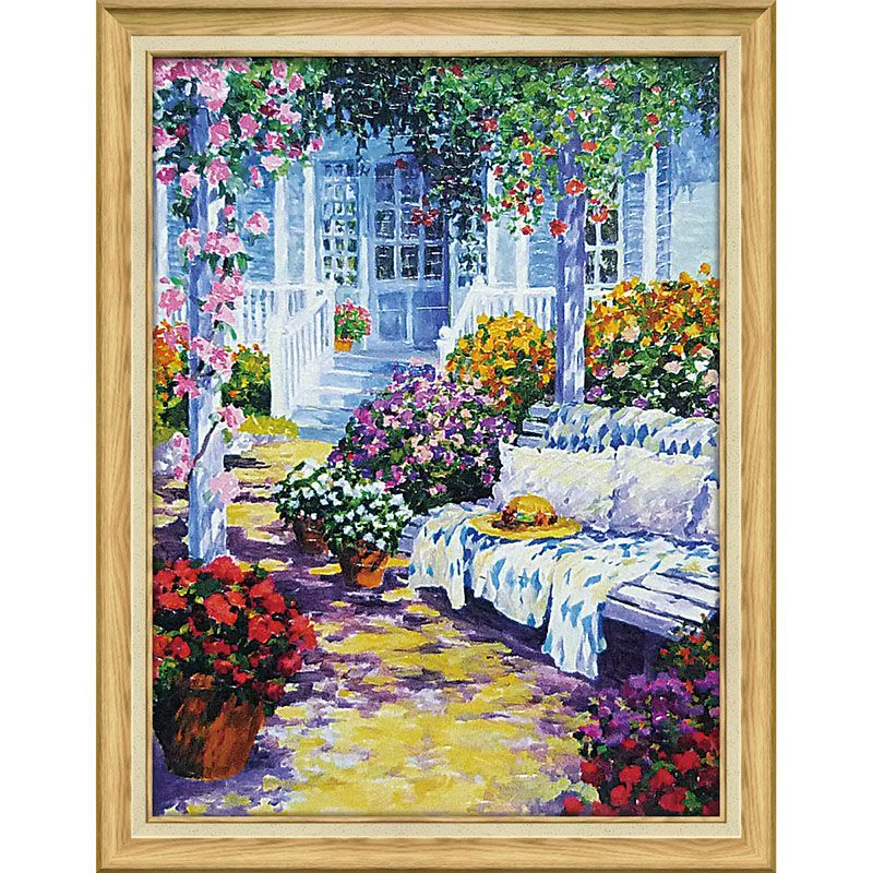 絵画 インテリア ジュリアン アスキンス サマー ドリーミング Gel加工 絵画 インテリア 壁掛け 額入り 額装込 風景画 油絵 ポスター アート インテリア アートパネル リビング 玄関 おしゃれ 額 アンティーク調