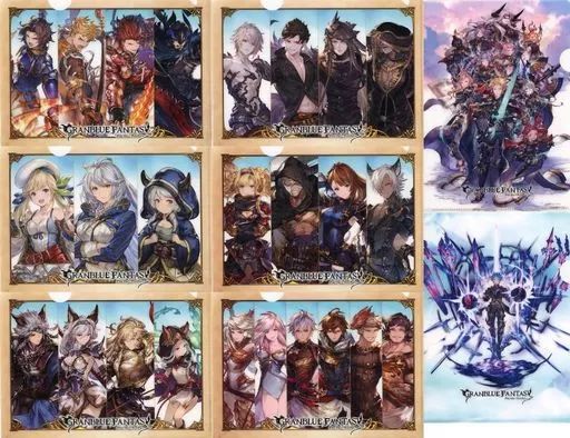 中古】クリアファイル 全8種セット A5オリジナルクリアファイル