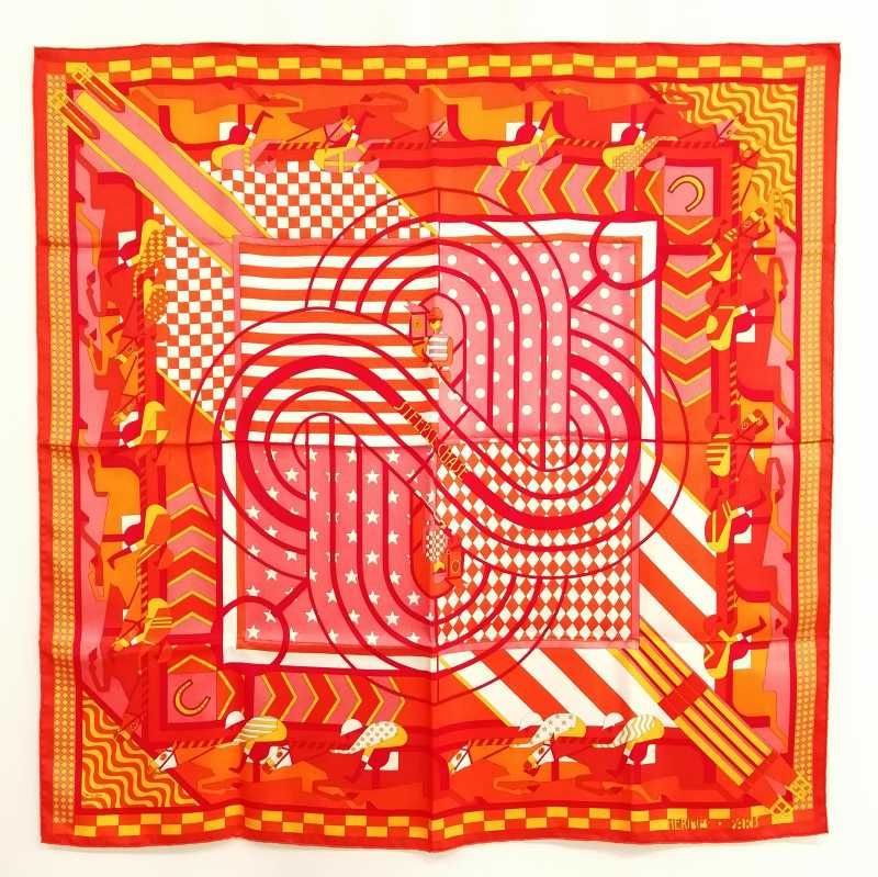 エルメス HERMES カレ90 STEEPLE CHASE スティープル・チェイス 美品