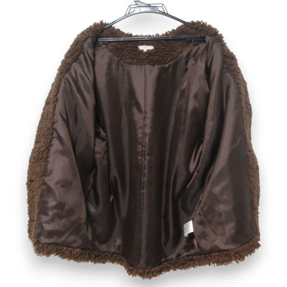 美品 22AW yori ヨリ プードルボアジャケット ノーカラージャケット