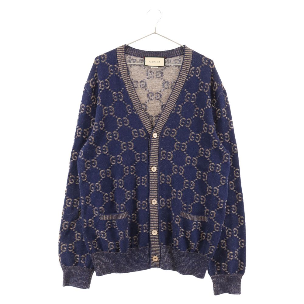 GUCCI GGロゴニットカーディガン S GUCCI GGロゴニットカーディガン