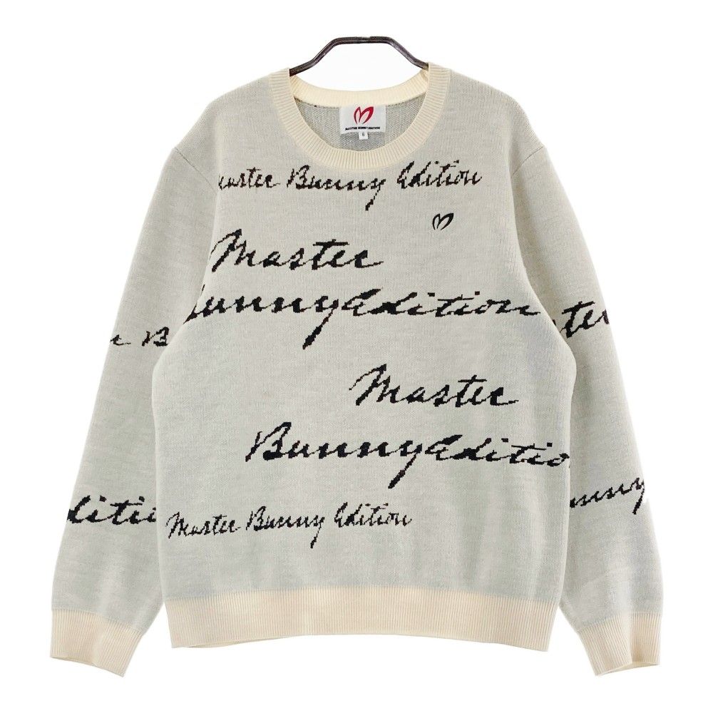 新品　マスターバニーエディション　ニット　セーター　ウール　ブラック　サイズ6 新品 マスターバニーエディション ニット セーター ウール ブラック