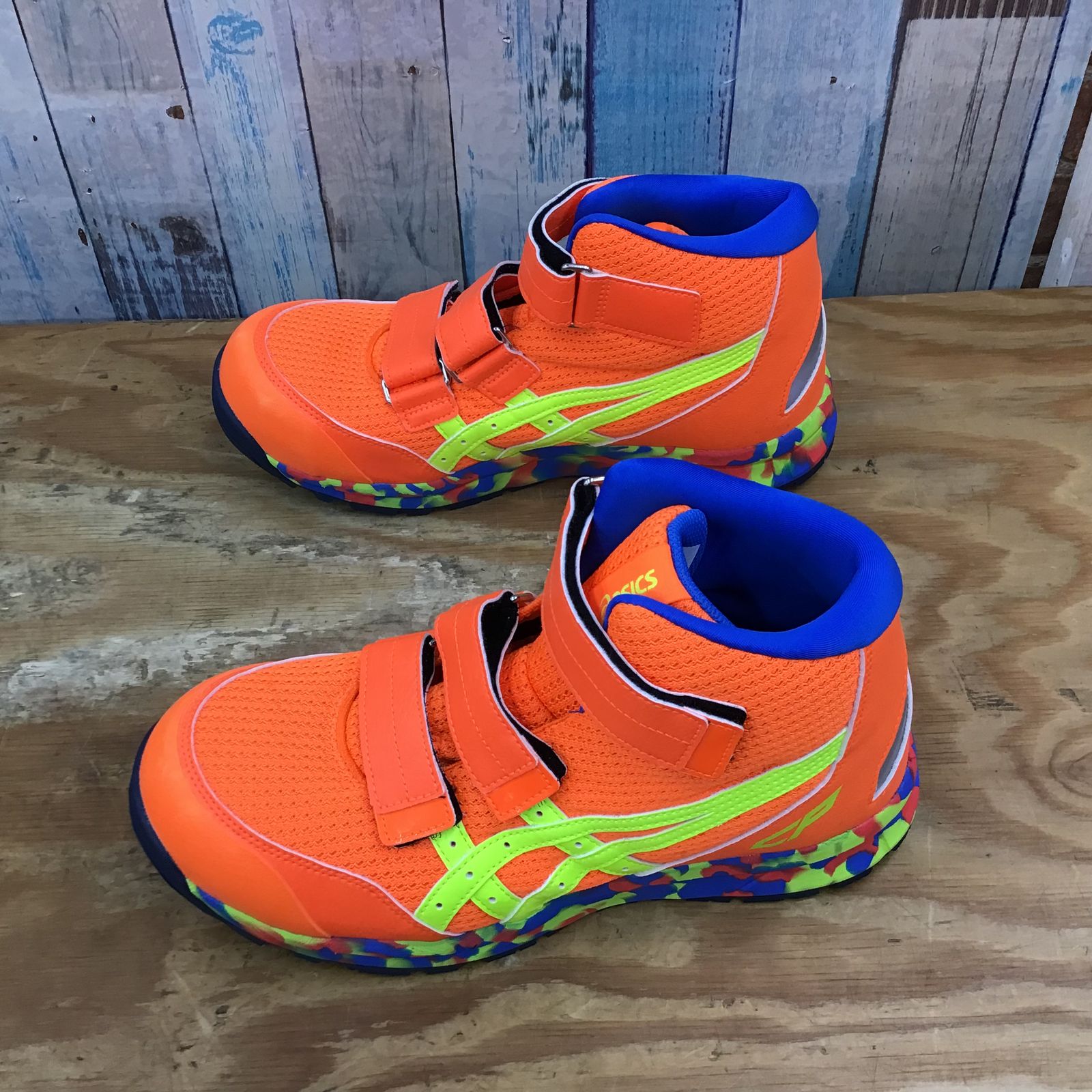 asics 安全靴 ウィンジョブCP203 オレンジ カラフル 新品】アシックス