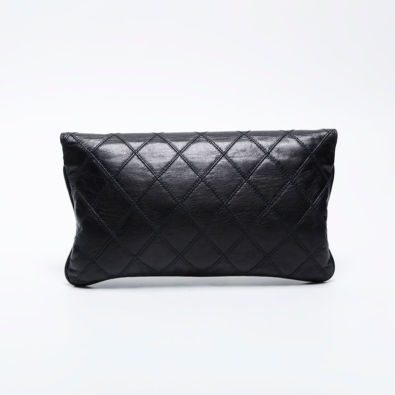 CHANEL シャネル クラッチバッグ ビコローレ ブラック オールド ヴィンテージシャネル ビコローレ クラッチバッグ 黒 CHANEL - 美品