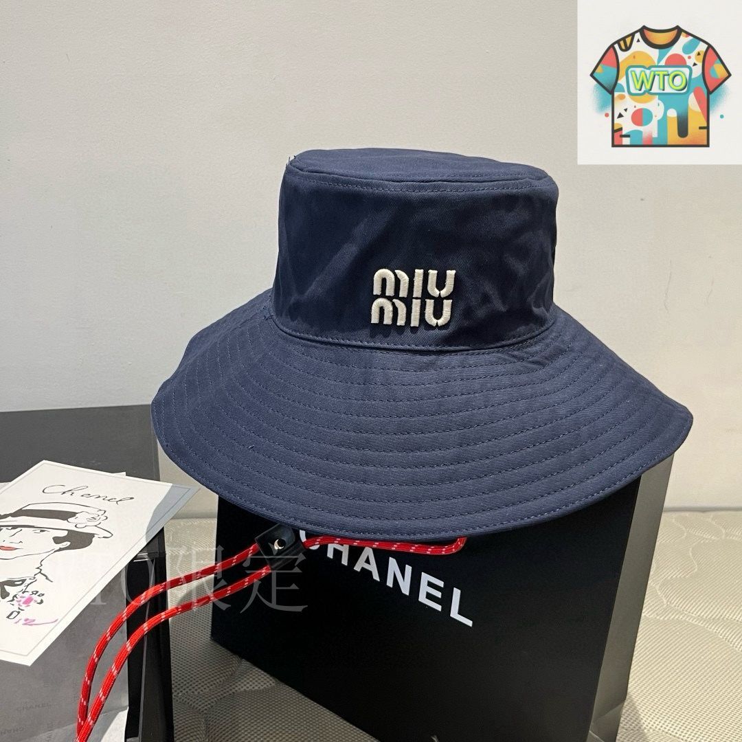 今日WTO】MIUMIU 専門店款 フィッシャーハット-JK21 - メルカリ