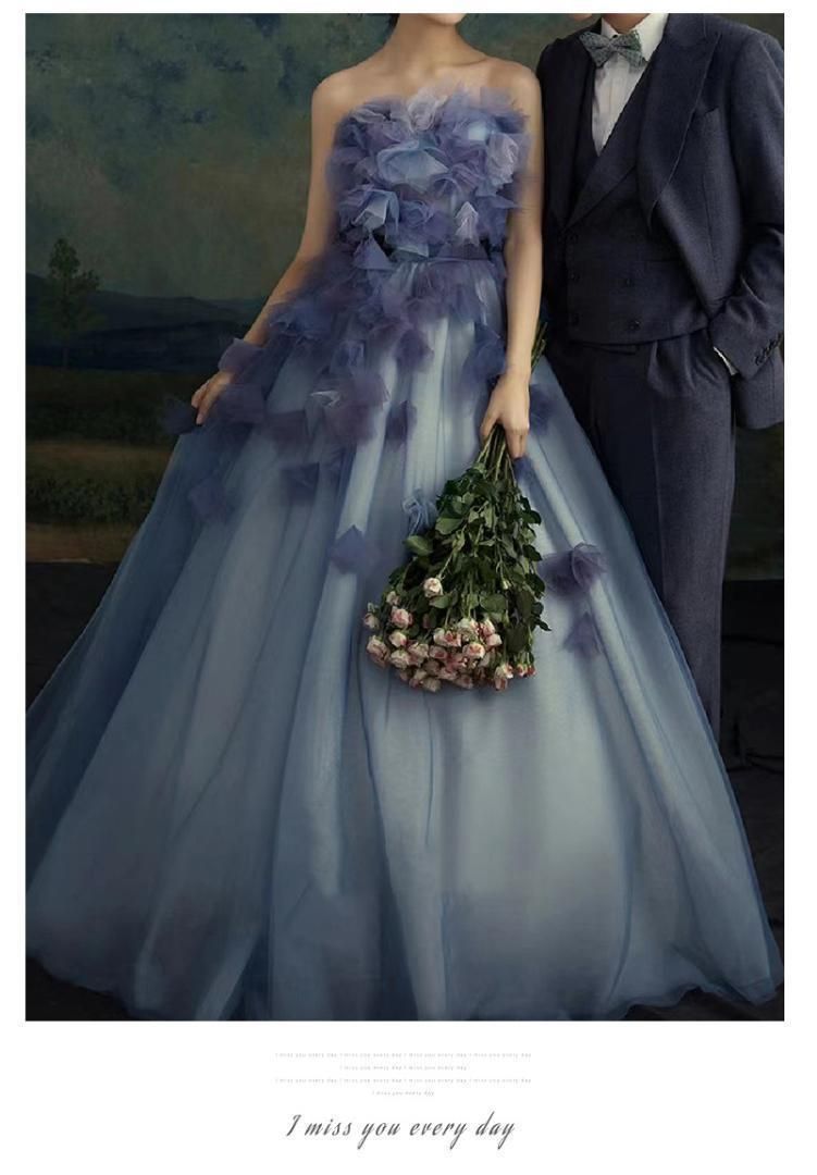 C23 新入荷 チュールスカート エンパイアライン ベアトップ サッシュ  