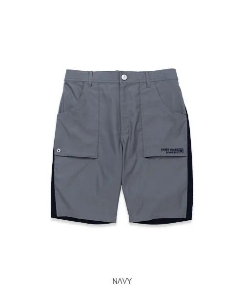 未使用　SY32 ゴルフ ショートパンツ SYG-24S38 ハーフパンツ ハーフパンツ パンツ ズボン ゴルフウェア 春夏 ボトムス　XL　ネイビー　定価18700円