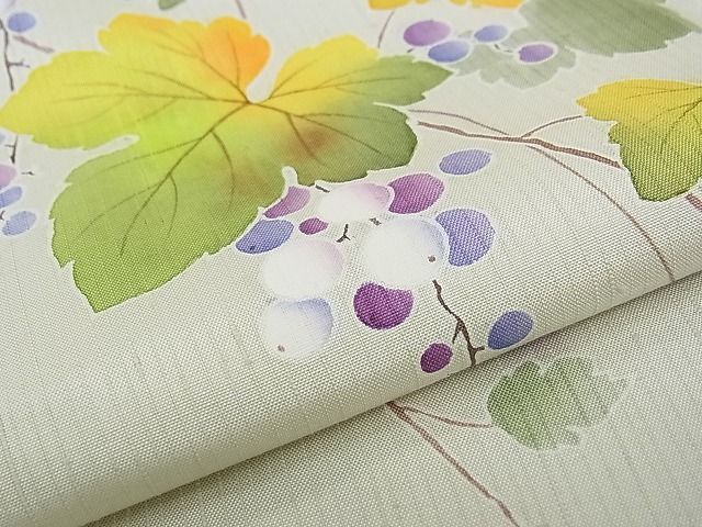 美品 本加賀友禅 矢花博呂美落款 正絹着物“自由を手に