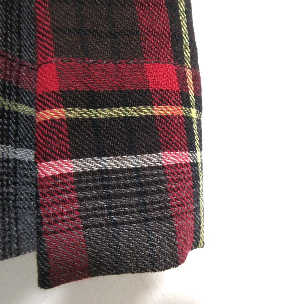 ヴィヴィアンウエストウッド タータンチェック プリーツスカート オーブボタン ヴィヴィアンウエストウッド タータンチェック プリーツスカート