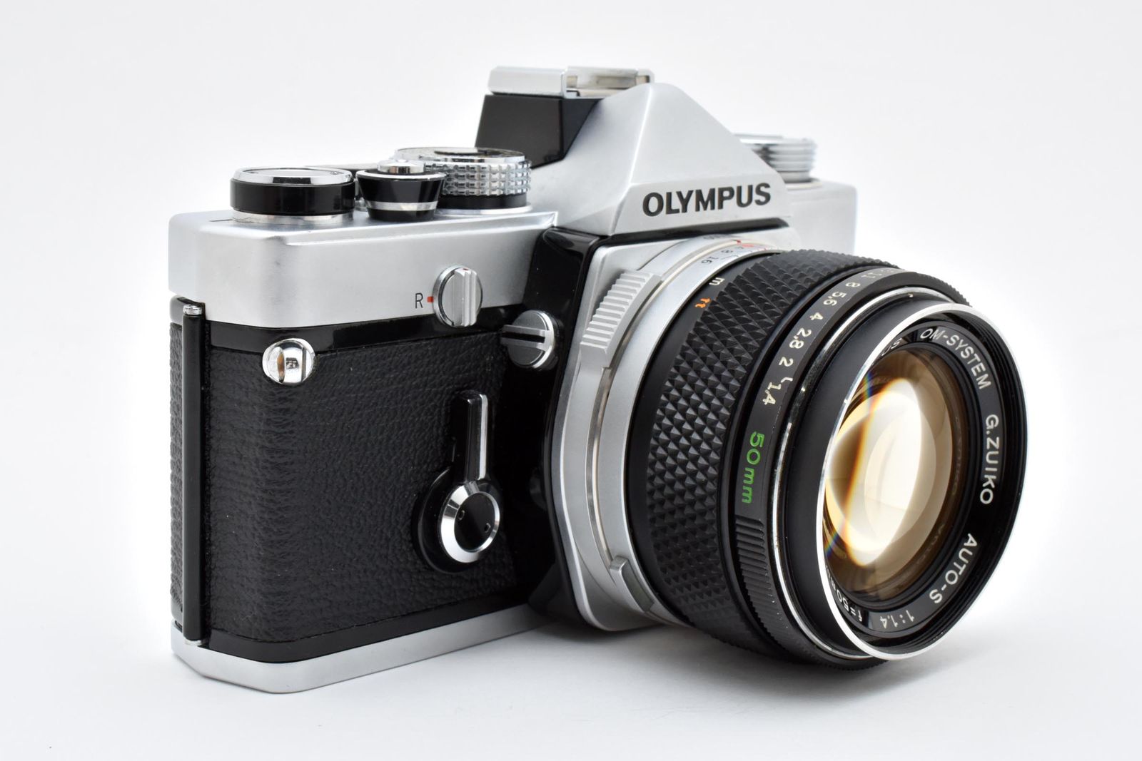 美品 Olympus OM-1 50mm F1.4 モルト新品交換済 #8976