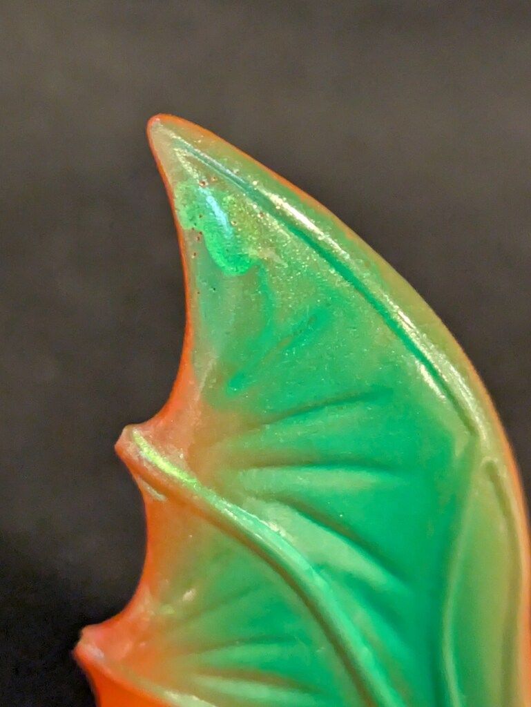 マルサン 東宝怪獣大図鑑EX 昭和キングギドラ クリアオレンジ成型/緑