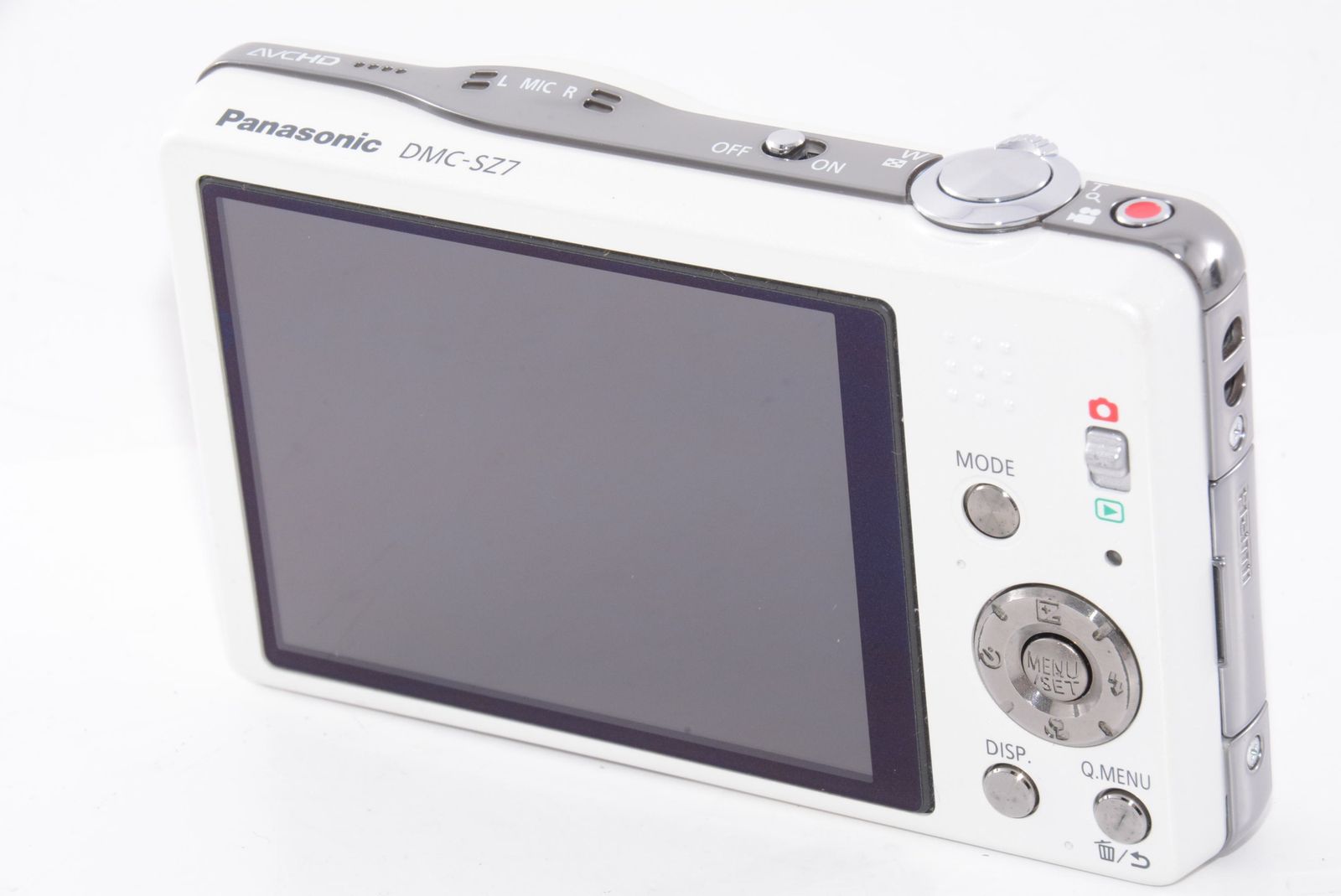 外観特上級】パナソニック デジタルカメラ ルミックス DMC-SZ8-W 