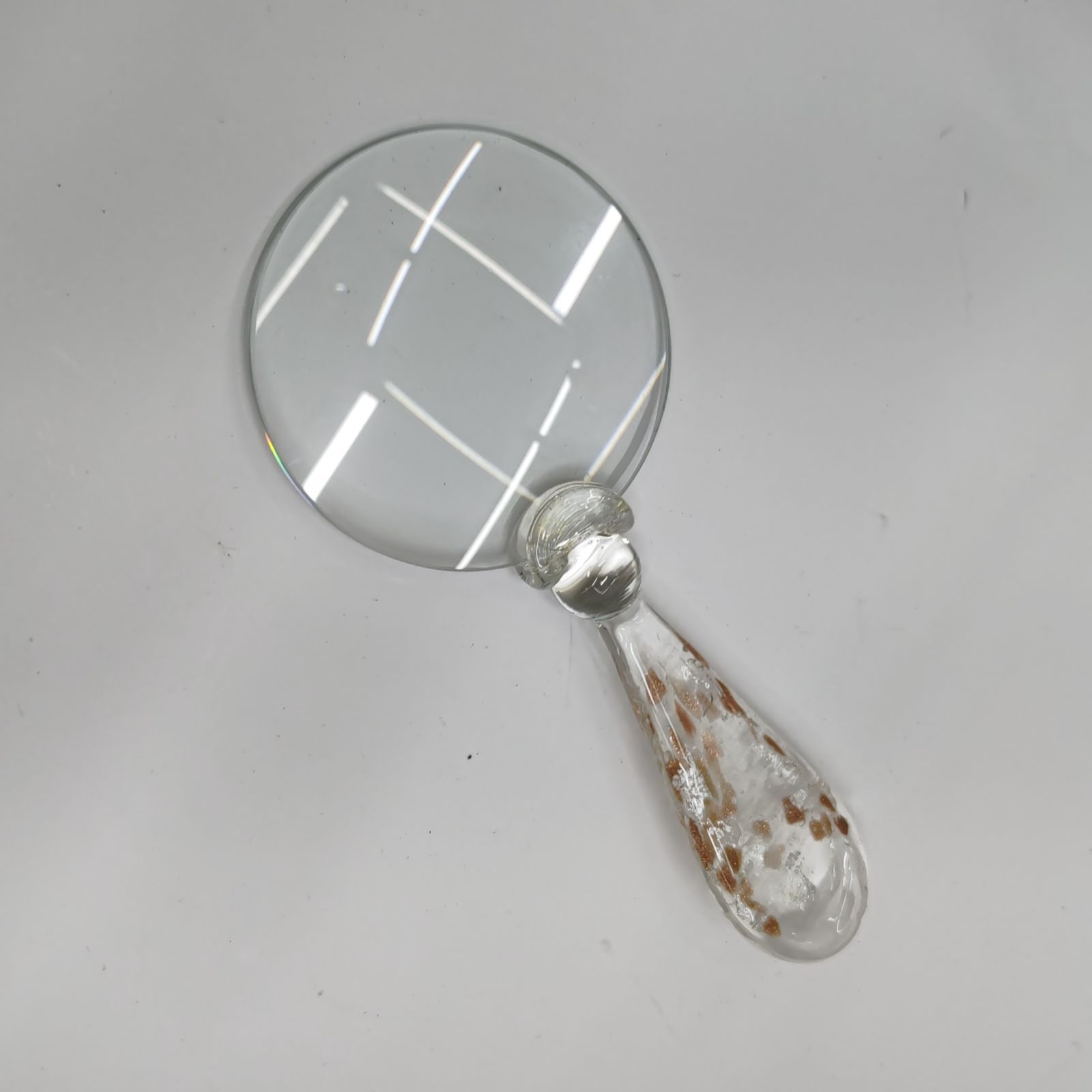 h62528 ガラス ルーペ 拡大鏡 雑貨アンティーク ハンドルーペ 虫眼鏡