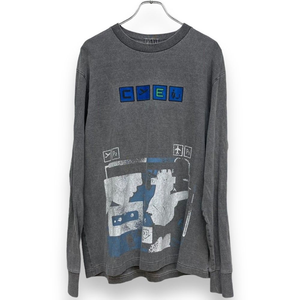 C.E cavempt オーバーダイフライトロンT C.E CAVEMPT 20SS OVERDYE FLIGHT LONG SLEEVE TEE 長袖プリント