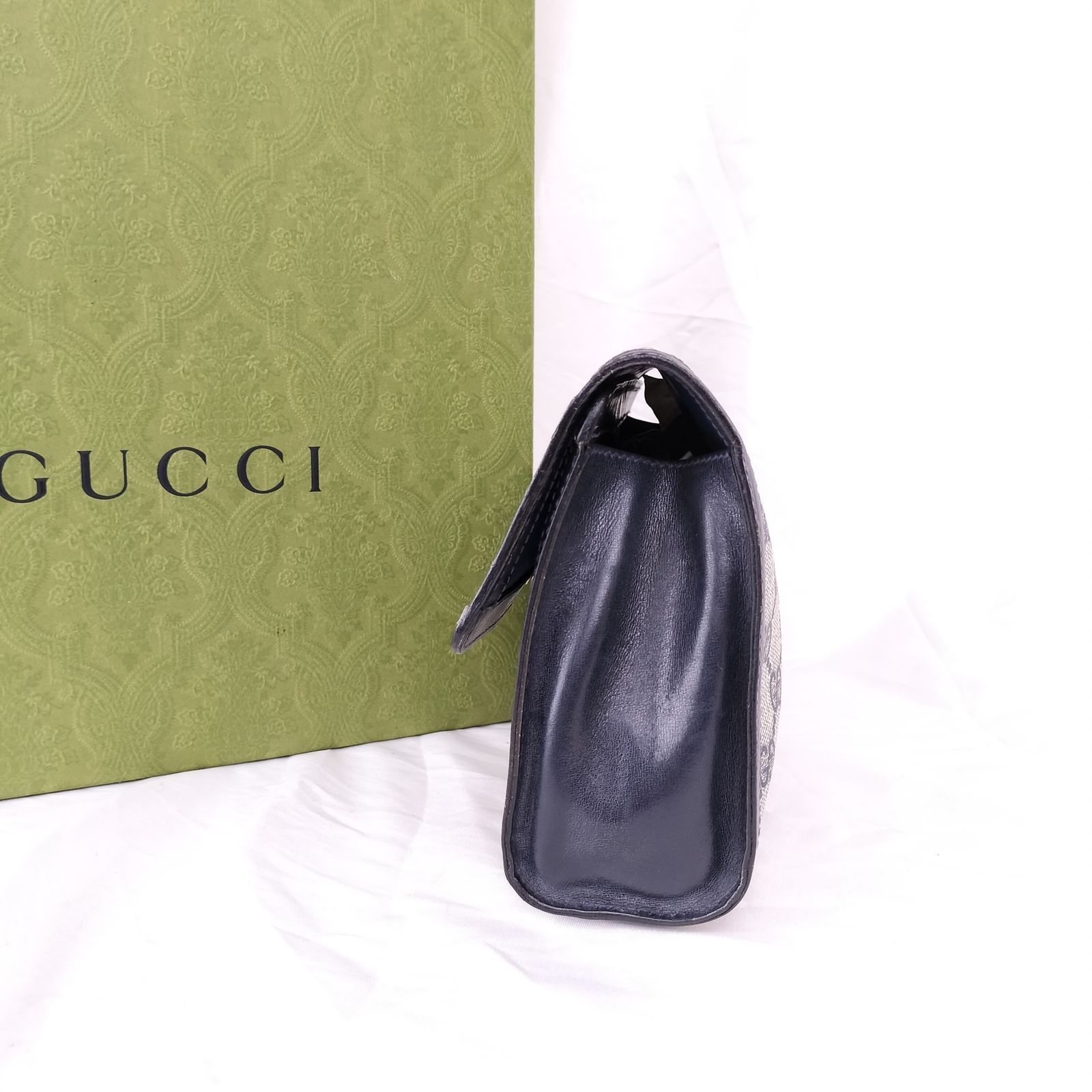 ✨️GUCCI シェリーラインGGスプリーム インターロッキング クラッチ