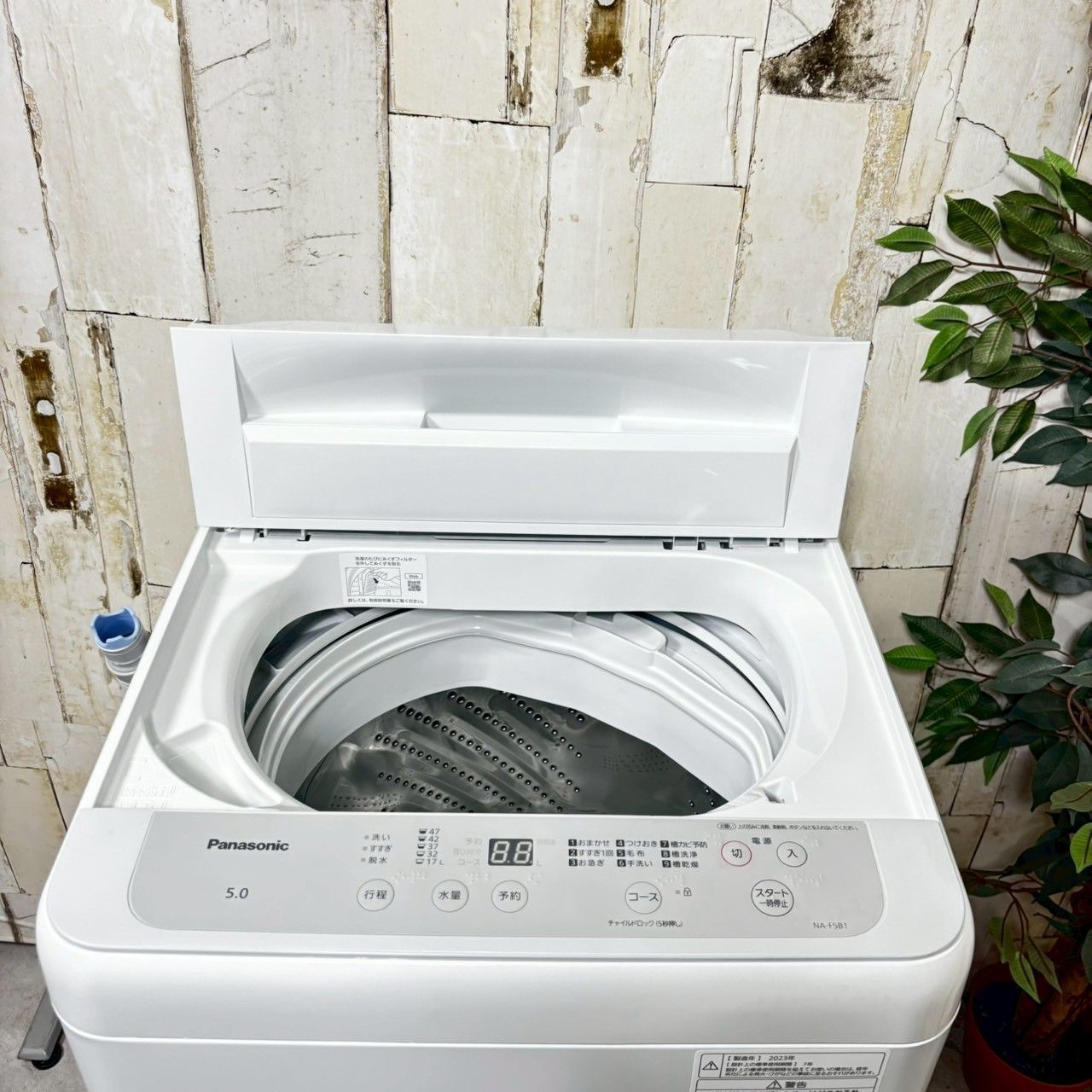 2023年製】 Panasonic パナソニック NA-F5B1 洗濯機 5.0kg - メルカリ