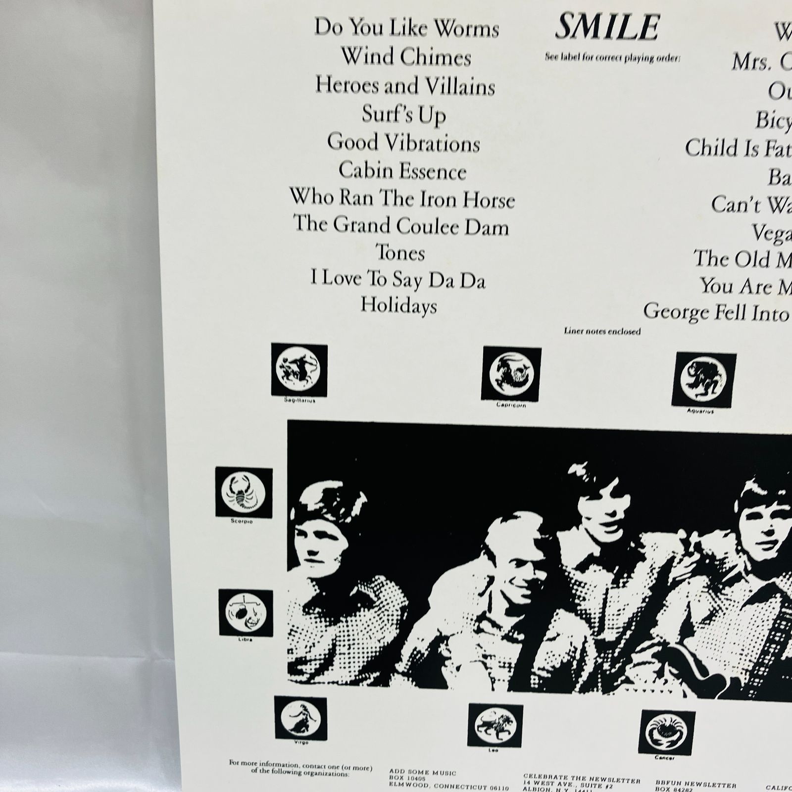 A【LP レコード】The Beach Boys ビーチ・ボーイズ SMILE