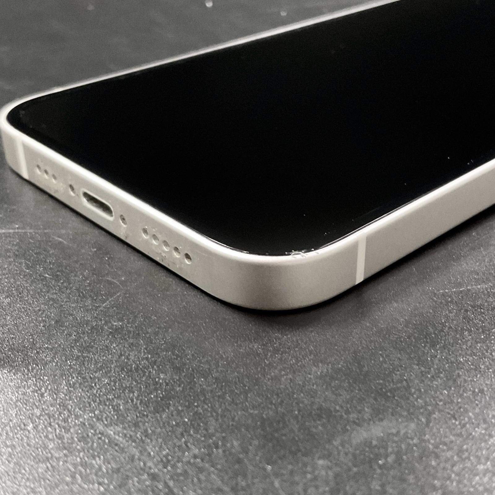 iPhone 13 128GB (100%)　 スターライト　保証4月まで iPhone 13 128GB スターライト Softbank SIMフリー 超美品 動作