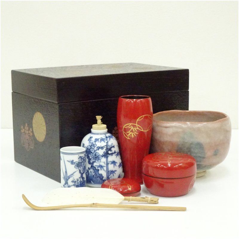 煎茶 芭蕉葉盆 茶器 五客(A765) 煎茶 芭蕉葉盆 茶器 五客(A765) 陶作坊