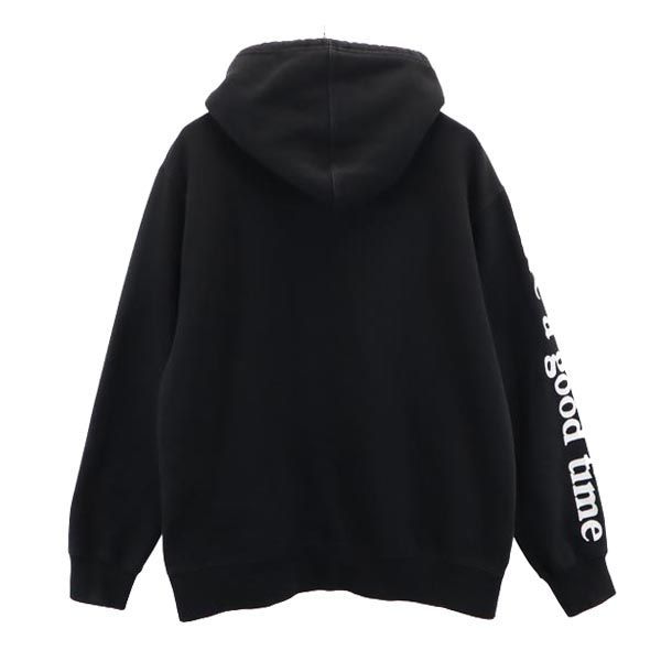 have a good time ブラック パーカー Lサイズ ハブアグットタイム スウェットパーカー M ブラック系 have a