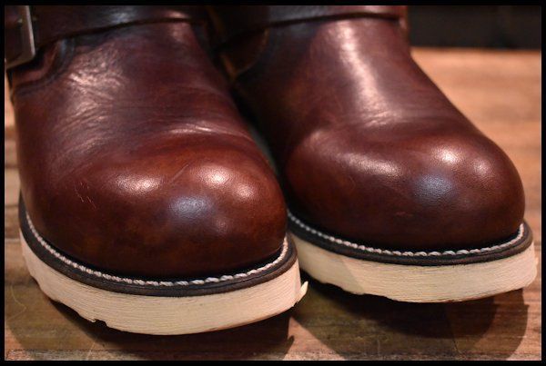 8D 良品 08年】レッドウィング 2970 エンジニア 茶 ブラウン スチール無し トラクショントレッドソール ブーツ redwing  HOPESMORE【ED013】 - メルカリ