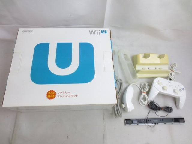 中古品 ゲーム Wii U 本体 WUP-101 ホワイト 動作品 32GB ファミリー 