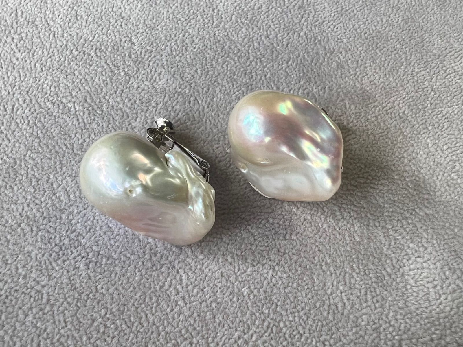 バロックパールイヤリング（超大粒）C - メルカリ 