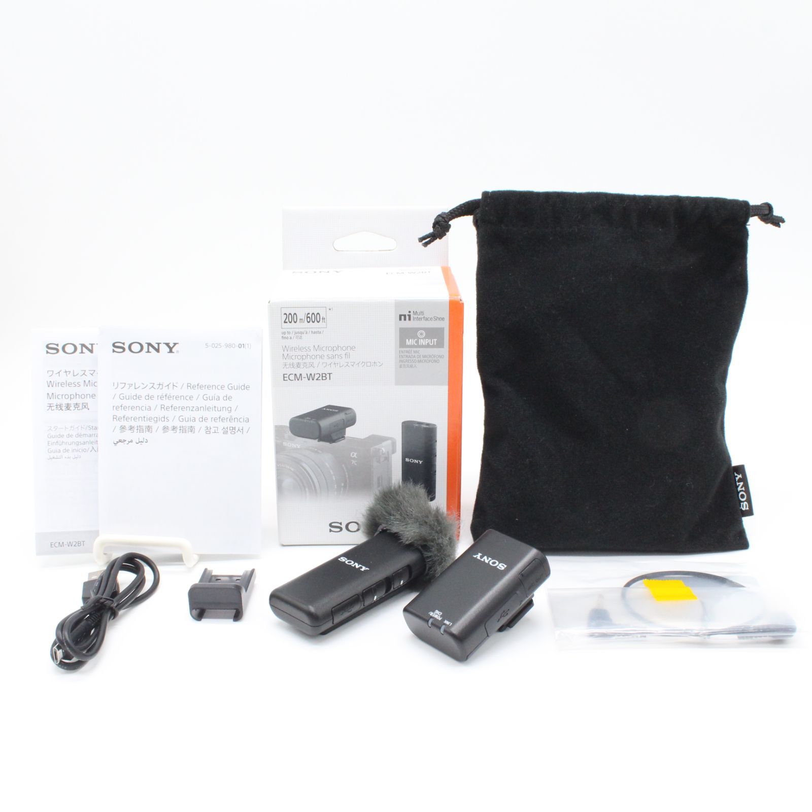 上品 SONY ワイヤレスマイクロホン ECM-W2BT