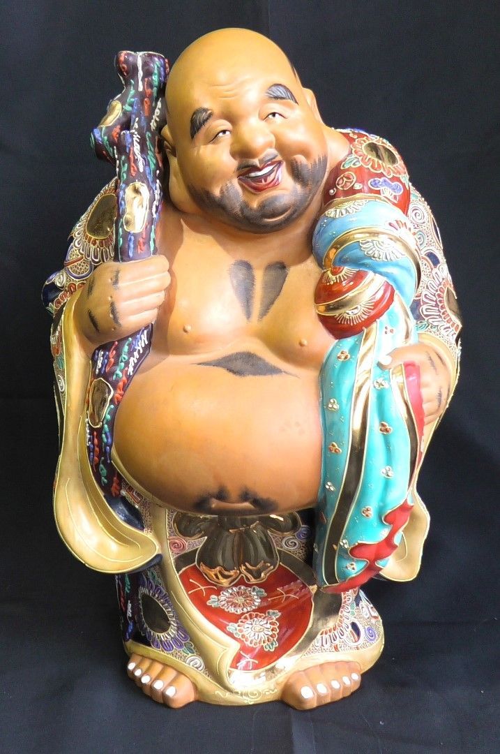 布袋様 九谷焼 置物 骨董品 インテリア 和風 オブジェ 布袋様 九谷焼 置物 骨董品 インテリア 和風 オブジェ - メルカリ