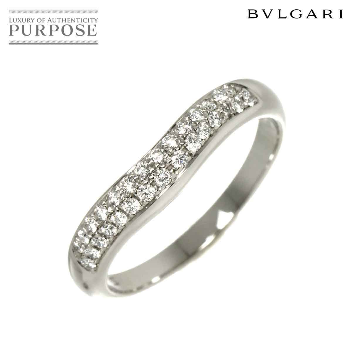 ブルガリ BVLGARI フェディ 10号 リング ダイヤ Pt プラチナ 指輪 Pt プラチナ 指輪 Fedi Ring 証明書付き 90294936