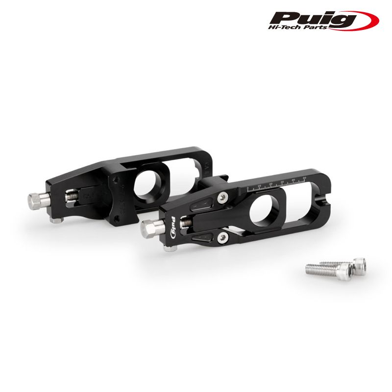 Puig 20689N CHAIN TENSIONER BLACK Kawasaki ZX-6R 636 13-17 プーチ チェーン テンショナー
