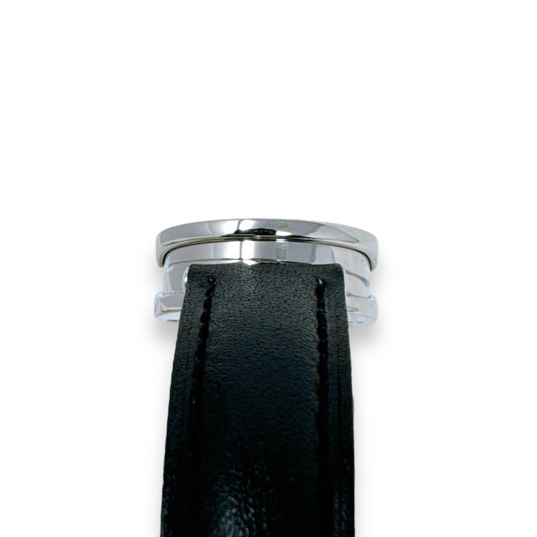 ブルガリ ビーゼロワン BZ22S レザーベルト ブラック レディース 時計 NICORILABO_COM