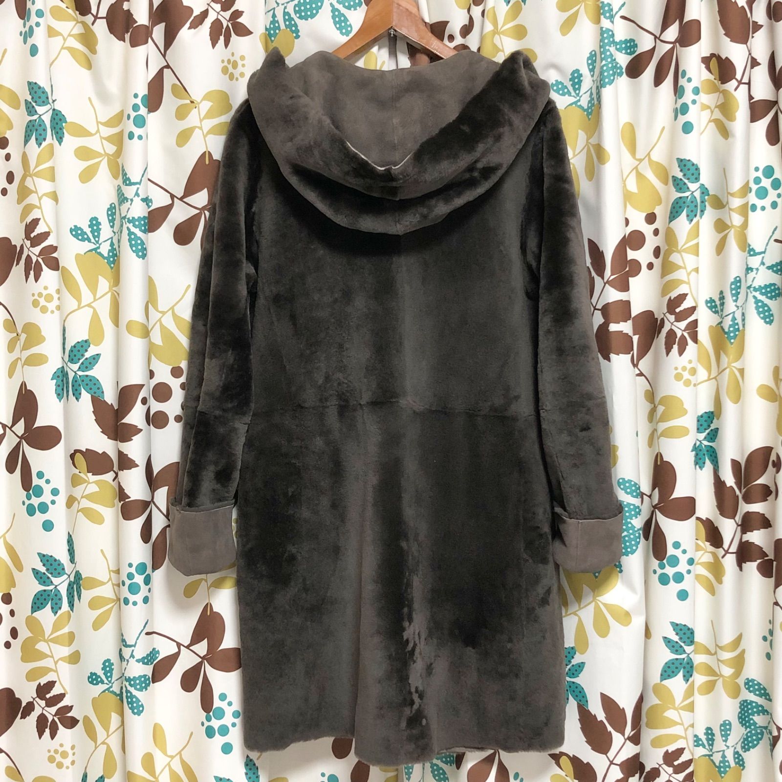 □極美品□希少□unknown アンノウン リバーシブル ムートンコート  