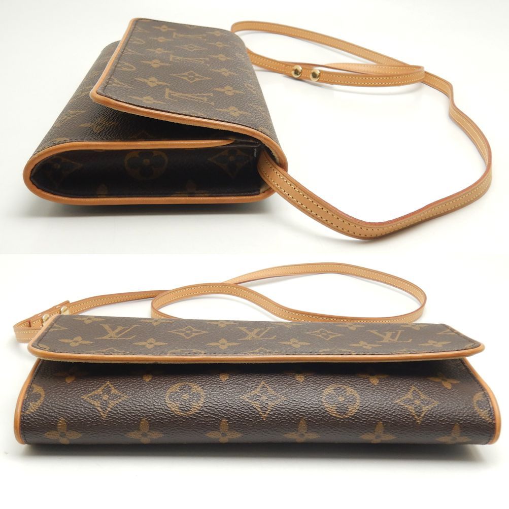 LOUIS VUITTON ルイヴィトン モノグラム ポシェットツインGM M51852