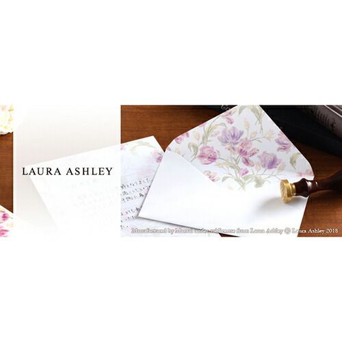 まとめ マルアイ 封筒 ローラアシュレイ ゴスフォード 洋2 ﾖLA61 ×15セット