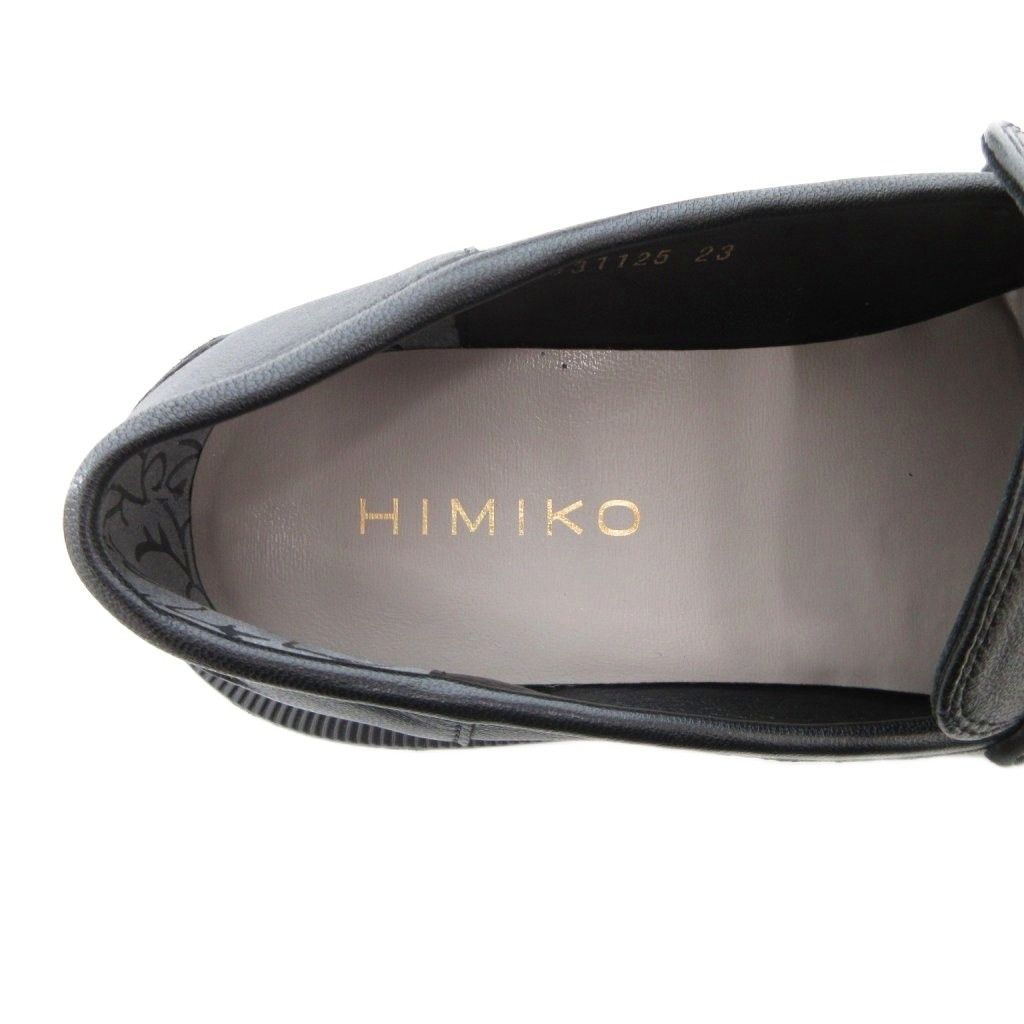 ヒミコ 卑弥呼 ボリュームソールローファー ビット 厚底シューズ レザー 23cm 黒 ブラック 631125 |GV USTAUSTRALIA_COM_AU