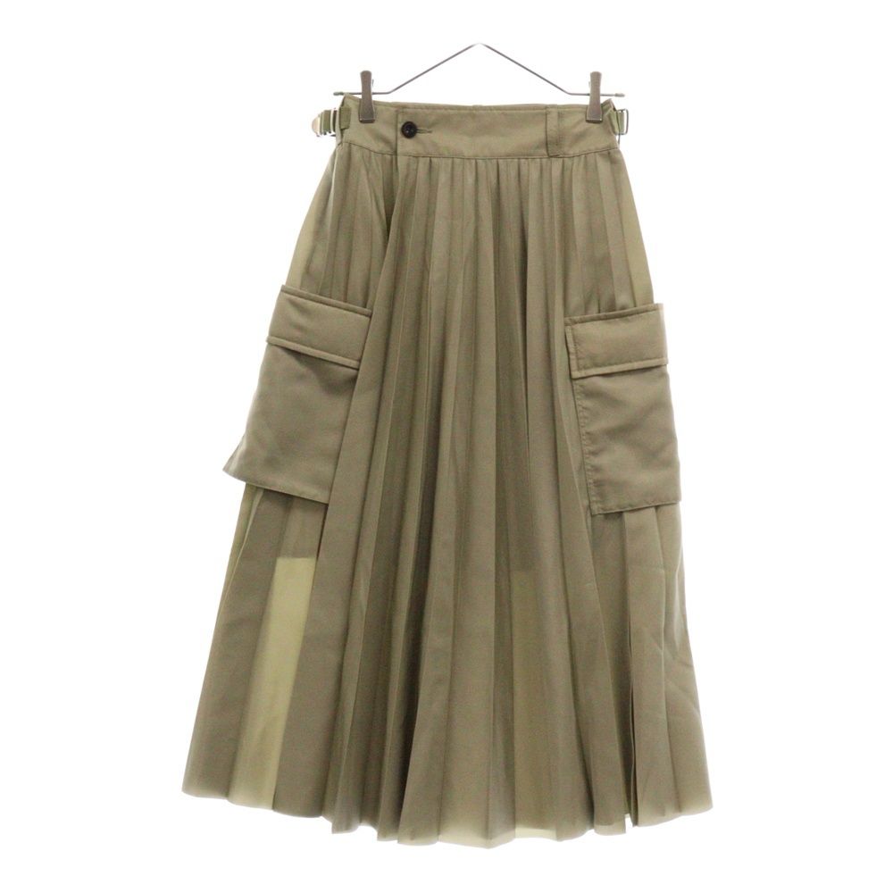 Sacai (サカイ) 24SS Nylon Twill Skirt ナイロン レディース