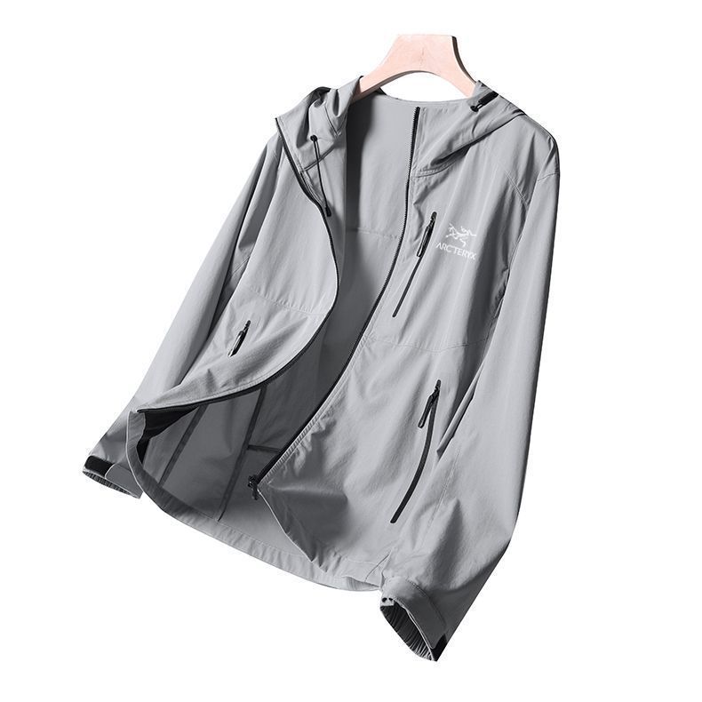 ARCTERYX アークテリックス 紫外線防止アウトドア透気性連帽日焼け止めジャケット 夏用の薄手のカップル日焼け止め服 GEBZETESISAT_COM_TR