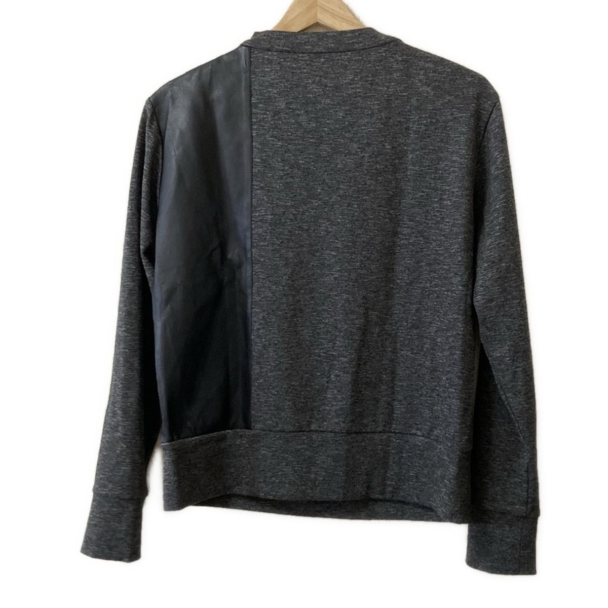 FOXEY NEW YORK フォクシーニューヨーク 長袖カットソー サイズ40 M レディース - 34643 グレー×黒 ハイネック