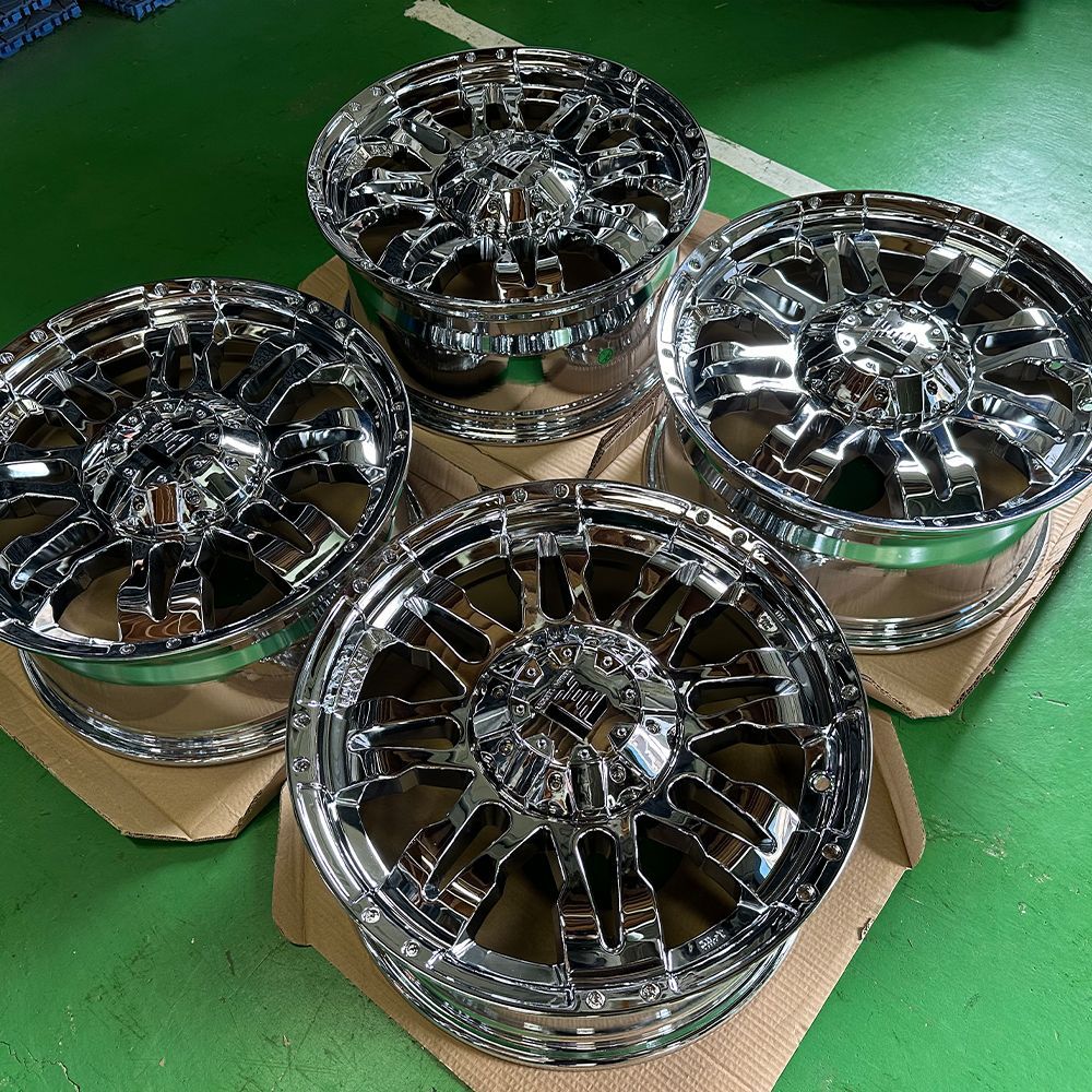 【希少】プラモデル　ホイール　メッキ Amazon | 大径タイヤ・ホイールセット Type2 offset9 54mm 4本
