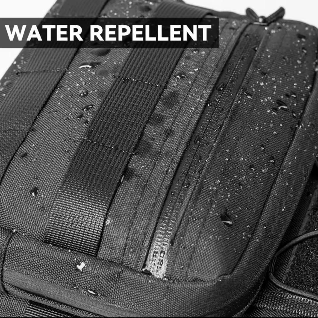ハーレー他 防水ハンドルバッグ シーシーバーバッグ 黒 ナイロン 