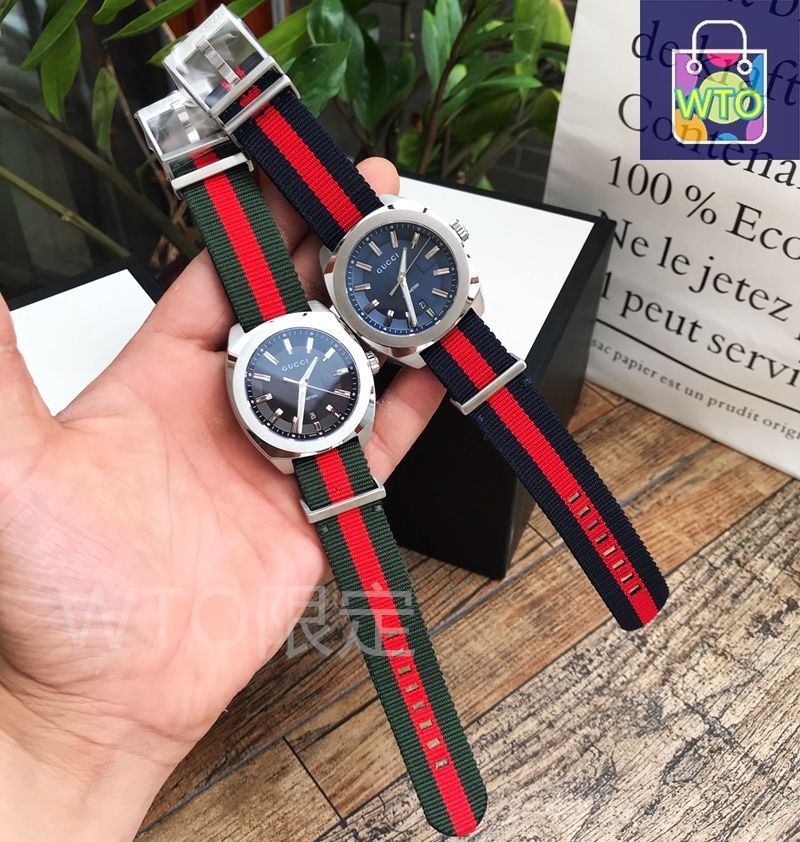 今日WTO】Gucci グッチ G2570 シリーズ腕時計 シンプルで剛性感