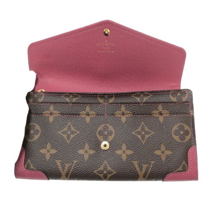 ルイ ヴィトン LOUIS VUITTON ポルトフォイユ サラレティーロ モノグラム イニシャル入り 二つ折り 長財布 M62043  ローズブリュイエール【中古】【美品】 - メルカリ