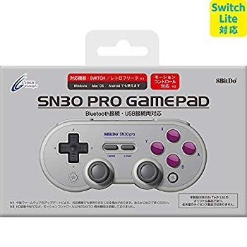 (未使用･未開封品)　 8Bitdo SN30 PRO GAMEPAD - Switch bt0tq1u 中古】(未使用・未開封品) 【Switch Lite / Switch / レトロ