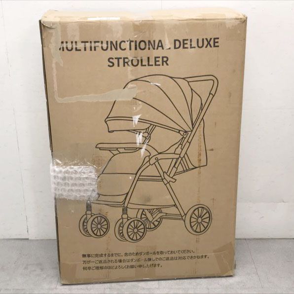 D8211◆♥ ベビーカー 両対面 折りたたみ コンパクト 軽量 新生児～3歳 リクライニング 日除け 覗き窓 安全規格認証 赤ちゃん ベビー用品 ZOOBLY