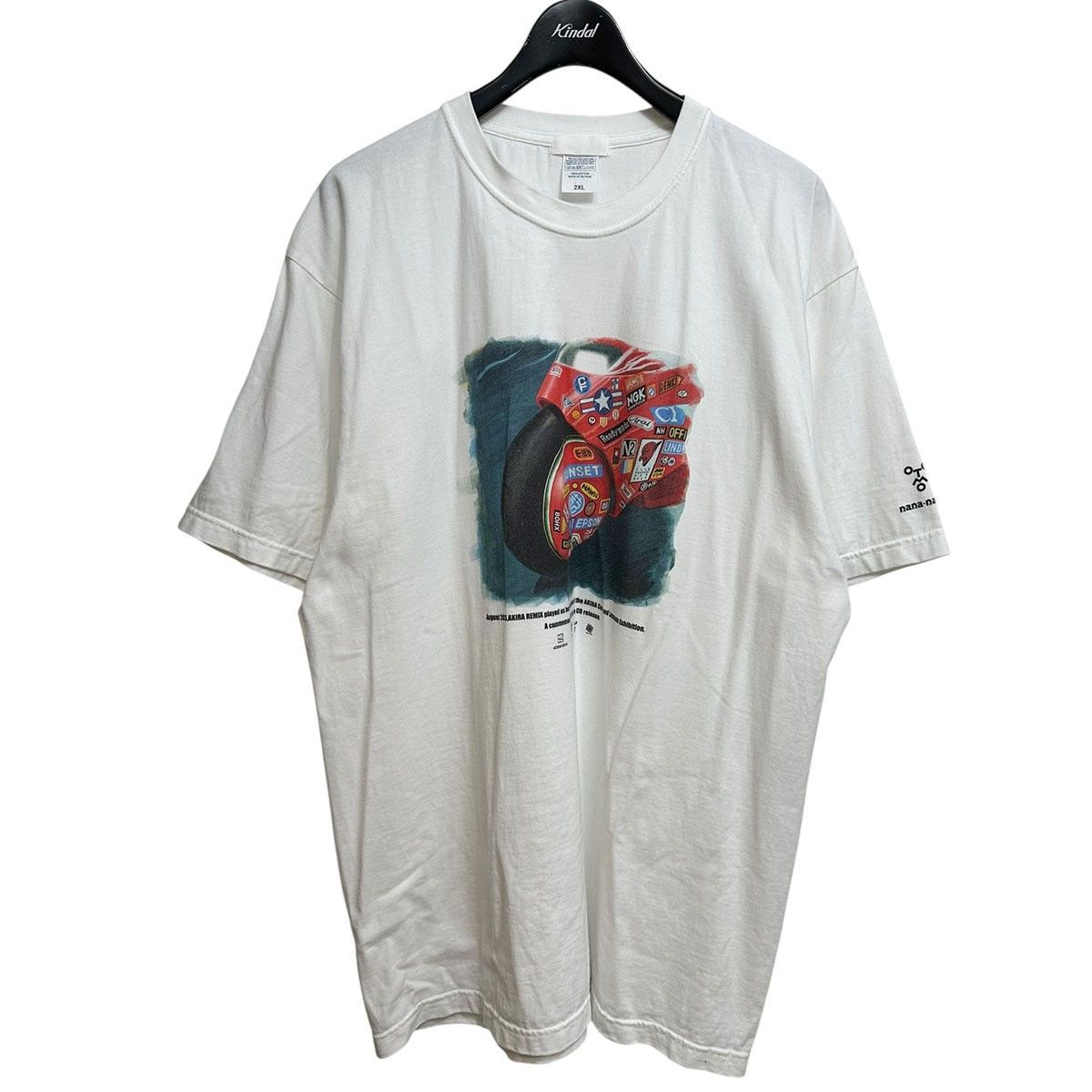 AKIRA REMIX×nana nana T-shirt ダブルネームプリントTシャツ